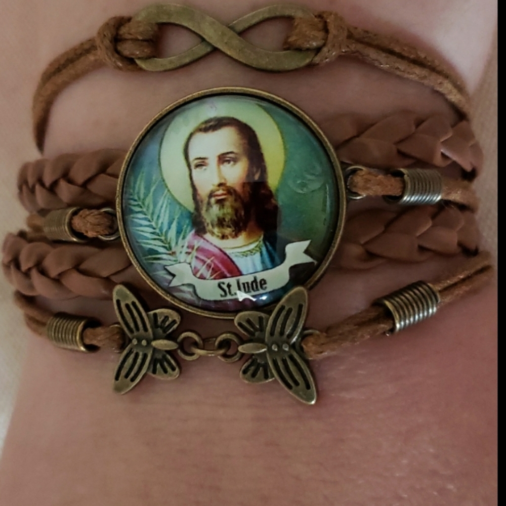 St. Jude Bracelet. Catholic Saint San Judas Tadeo